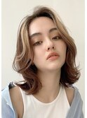 大人かわいい/20代30代/小顔ひし形/ボブ/切りっぱなしボブ