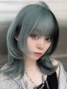 レディアル 渋谷(REDEAL) ウルフカット/ハイトーン/デザイン/ワンホン【レイヤー/渋谷】