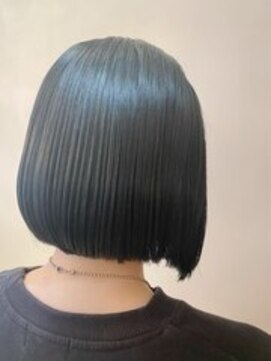 ユキオグループ グラン(yg GRAN) ◎切りっぱなしボブ×ブルーブラック！小顔見せ暗髪
