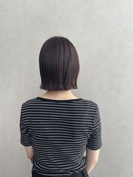 クム 横浜(qumu) 【qumu】ボブ×ピンクベージュ