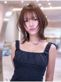 レイヤーカットボブ髪質改善ストレート顔周りハッシュカット