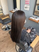 レアレア ヘアアンドライフ(LeaLea)&nbsp;着物ヘア/ダークアッシュ/ミディアムレイヤーカット/伊丹