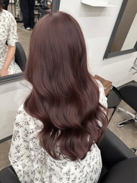 アマテラスゼロ 新宿(AMATELAS zero) ブリーチなしピンクカラー/カシスピンク/艶感ピンク/新宿