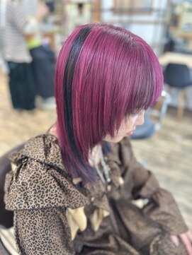 ラウラアンドロー(LAURA&RO) ミルクティーベージュダブルカラーインナーカラーケアブリーチ