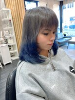 アマト(amat.)&nbsp;グレー～ネイビーグラデーションカラー