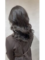 TMJ&nbsp;熊本/韓国セミロングヘア×コテ巻きパーマ×髪質改善