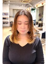 モードケイズ 調布店(MODE K's)&nbsp;ハッシュカット_レイヤーカット調布韓国顔周りカット前髪カット