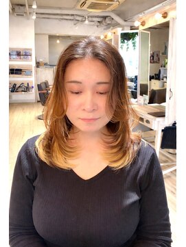 モードケイズ 調布店(MODE K's) ハッシュカット_レイヤーカット調布韓国顔周りカット前髪カット