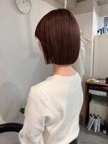  fit stand 千葉/ショートボブ/カット/パーマ/ダブルカラー/トリートメント/縮毛矯正&nbsp;イメチェン/ピンクベージュ/アンブレラカラー[千葉]