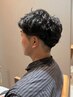 【スタイリスト指定/メンズ限定!】ニュアンスパーマ+カット