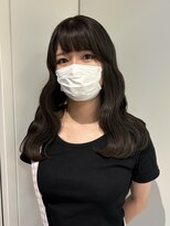 アクシス ナゴヤ(AXIS NAGOYA) 【なつミ】ミルクティーブロンド/ダークブルー/デジタルパーマ/