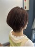 白髪染めリタッチカラー＋カット