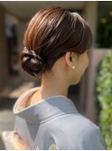 和装シニヨン