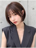 ショートカット×白髪ぼかし、ハイライト×縮毛矯正×髪質改善