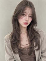 ゴットラトゥール(GOTTO LATOUR)&nbsp;顔回りロングレイヤー☆オリーブブラウン