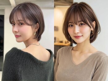 マカロン 仙台泉中央店(macaron)の写真/毛流れを意識したカットで首元が綺麗な女性へ*まとまりのある大人ショートカット[仙台泉中央/顔周りカット]
