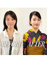 美容堂&nbsp;浴衣　カチモリヘアセット＆メイク