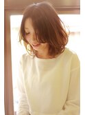 やわらかグラデーションカラーミディ