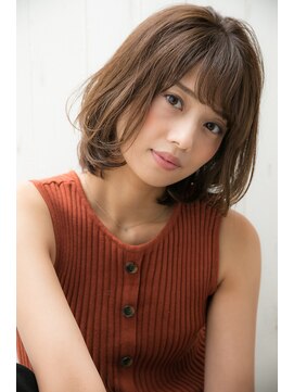 オレンジクラッカー(Orange Cracker) 【オレンジクラッカー】ひし形ふんわり大人愛されボブ 久米川