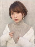 【大人ショート】耳かけで透けるヌーディーショート【奥村北斗】