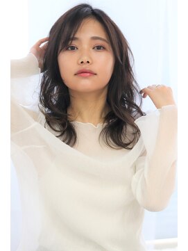 ヘアリゾート ブーケ(hair+resort bouquet) ミディアムパーマ♪フリンジウェーブ