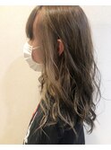 顔周りインナーカラー