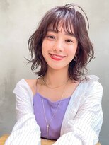 Liberte銀座 大人セミウェット小顔レイヤー×チャコールグレー