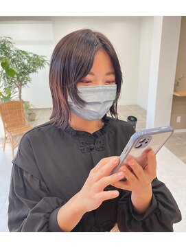 シンス(Since) 顔周り レイヤー 外ハネ ボブ