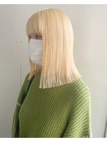 ソーコ 渋谷(SOCO)&nbsp;【SUN】ブリーチカラー ホワイトブロンド ブロンドカラー