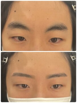 ハチマルハチ 新宿(808) 水平ストレート眉^_^