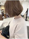 レイヤーボブ☆ハイライトベージュ 30代