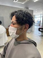 リット×ベリエ(Lit.×belier)&nbsp;ツーブロック/メンズマッシュ/波巻きスパイラルパーマ