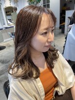 ナルヘアー 越谷(Nalu hair)&nbsp;イヤリングカラー/インナーカラー/シアーベージュ