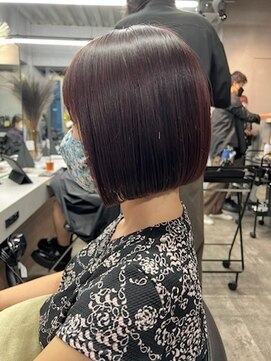 アイユー(ii+U) ボブ　艶　髪質改善　トリートメント　大人可愛い