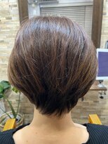 ハサミバイアトリエナガノ 千葉(8sami by atelier nagano)&nbsp;デザインカラー／レイヤーカット/ウエットヘア/オリーブベージュ