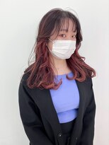 ギグスダブル 栄久屋大通店(gigs double)&nbsp;インナーカラー/ブラッドレッド