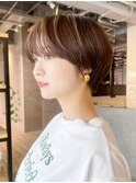 ナチュラルショート_ショコラアッシュヘルシースタイル_ba410311