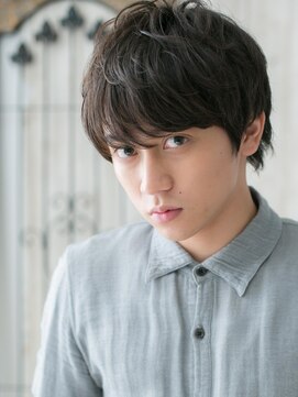 モッズヘア メン 上尾東口店(mod's hair men) ラフ感で遊ぶ!重めバング無造作マニッシュショートT上尾