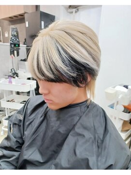 パープル(purple) メンズデザインコントラスト