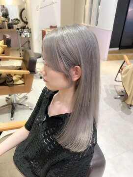 ヘアーメイクブランニュー セントラル 西大寺店(hair make Brand new central) ホワイトシルバー◎