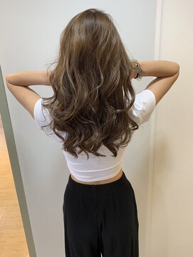 ライフ 住道店(Lyfe) 髪質改善カーキアッシュグレージュ_前髪レイヤーカット_384