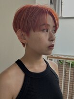 カサネ(casane)&nbsp;ショートヘア／オレンジカラー