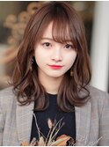 【F】イメチェン大人かわいい似合わせヘア柔らかカラー