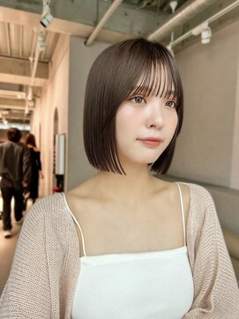 オーラ オモテサンドウ(Aura omotesando) 似合わせボブ×柔らかい地毛風ストレート