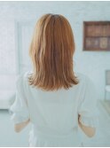 ミディアムレイヤースタイル