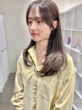 キートス 高知店(kiitos) ○ミディアムレイヤー/結んでも可愛い顔まわりカット20代30代