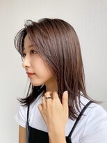 アリーズ シブヤ(ALLYS shibuya) 顔周りレイヤー/似合わせカット/ナチュラルブラウン