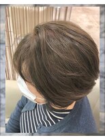 ユニットコンプレックス 名取店(UNIT complex)&nbsp;白髪ぼかしカラー　大人ショート