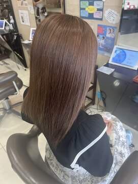 プライズ 池袋店(prize) ブリーチ無しダブルカラー/透明感カラー/ミルクティカラー/池袋