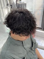 シーン(scene)&nbsp;波巻きパーマ×ツイストスパイラルパーマ×マッシュ【広島】